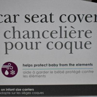 JJ Cole Car Seat Cover for Infant Carriers, Gray - New