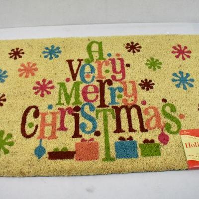 A Very Merry Christmas Holiday Doormat 18