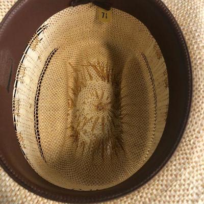 Lot# 18 Vintage Straw Cowboy Hat (#2 hat)