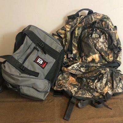 Lot# 19 2 Piece Field Line Hunting Pack and Wilson Bag