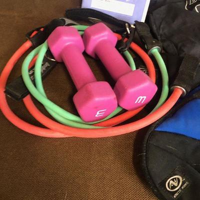 Lot# 20 Body Lastics - Exercise Access. Ankle Weights