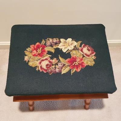 Lot 6 - Embroidered Sewing Table - Made in the USA!