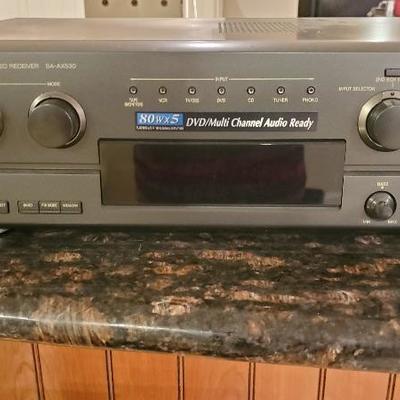 Lot 20 - Technics Stereo Surround AV Receiver - 5.1 Channel Model SA-AX530