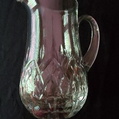 Lot 27 - Crystal -Vase, Pitchers & Serving Bowl