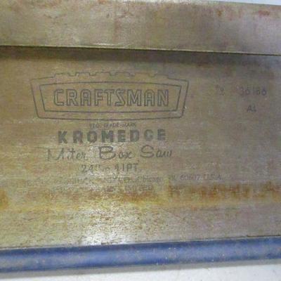 Lot 16 - Craftsman Miter Box With Kromedge Saw