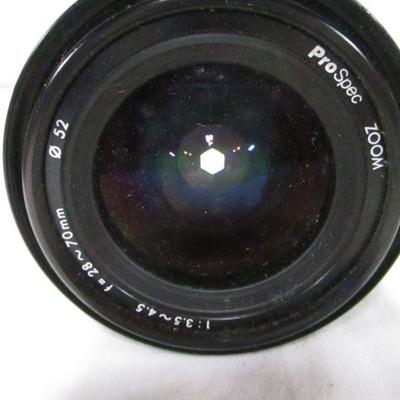 Lot 25 - Pro Spec Zoom - 1:3.5 4.5 f=28 70mm Lens