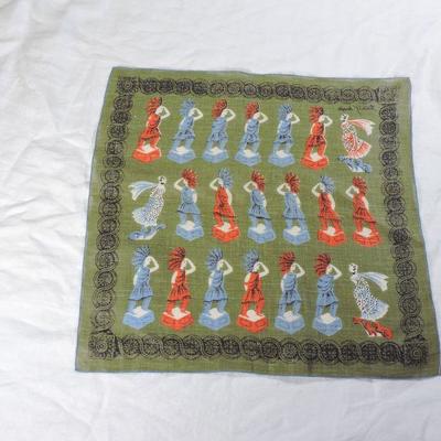 Lot 24 Vintage Tammis Keefe Linen Handkerchief NWT