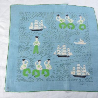 Lot 31 Vintage Tammis Keefe Linen Handkerchief NWT