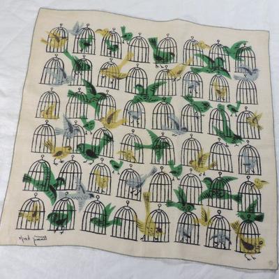 Lot 32 Vintage Tammis Keefe Linen Handkerchief