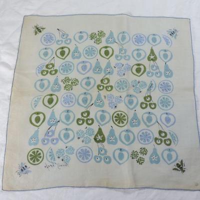Lot 34 Vintage Tammis Keefe Linen Handkerchief