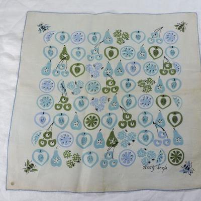 Lot 34 Vintage Tammis Keefe Linen Handkerchief