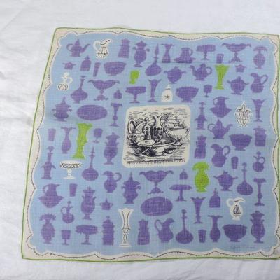 Lot 37 Vintage Tammis Keefe Linen Handkerchief
