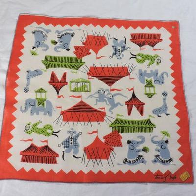 Lot 39 Vintage Tammis Keefe Linen Handkerchief NWT