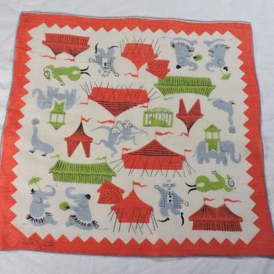 Lot 39 Vintage Tammis Keefe Linen Handkerchief NWT