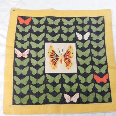 Lot 42 Vintage Tammis Keefe Linen Handkerchief