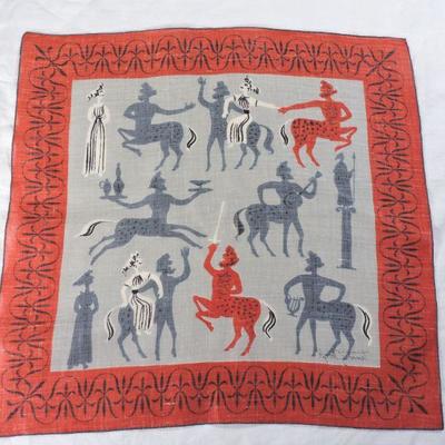 Lot 43 Vintage Tammis Keefe Linen Handkerchief