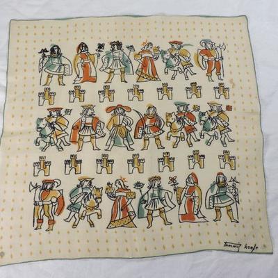 Lot 50 Vintage Tammis Keefe Linen Handkerchief