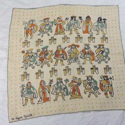 Lot 50 Vintage Tammis Keefe Linen Handkerchief