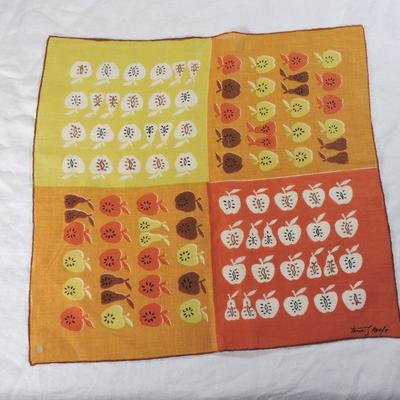 Lot 53 Vintage Tammis Keefe Linen Handkerchief