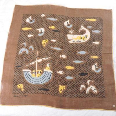Lot 57 Vintage Tammis Keefe Linen Handkerchief