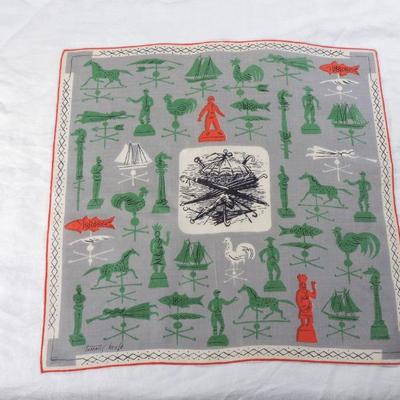 Lot 58 Vintage Tammis Keefe Linen Handkerchief