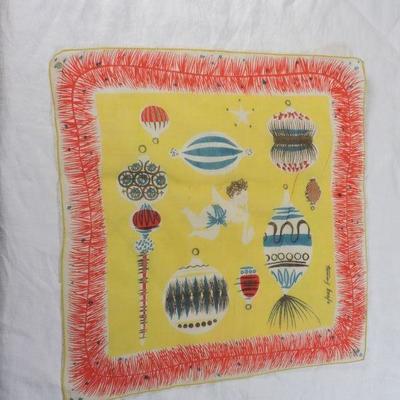 Lot 59 Vintage Tammis Keefe Linen Handkerchief