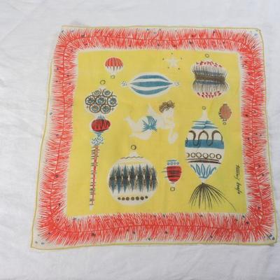 Lot 59 Vintage Tammis Keefe Linen Handkerchief