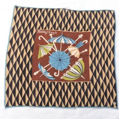 Lot 65 Vintage Tammis Keefe Linen Handkerchief
