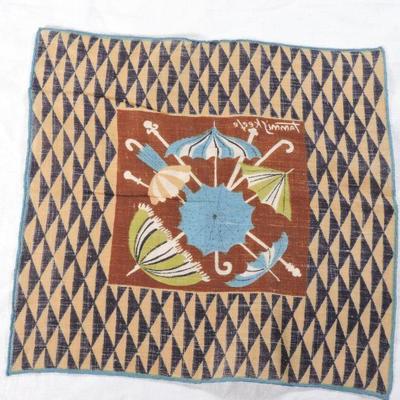 Lot 65 Vintage Tammis Keefe Linen Handkerchief