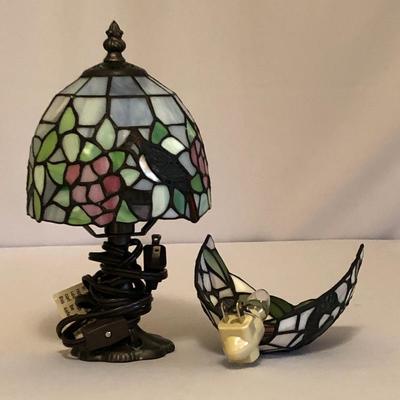 Lot 6 - Tiffany Style Lamp & Night Light