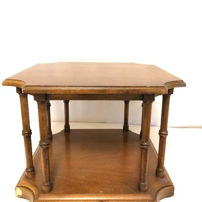 Lot 10 - Pair Spindle End Tables