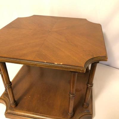 Lot 10 - Pair Spindle End Tables