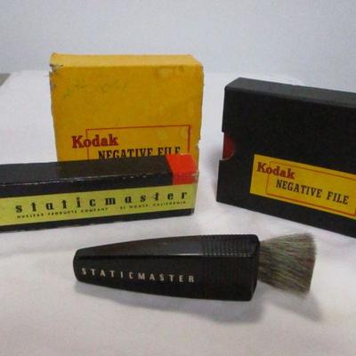 Lot 33 - Staticmaster Brush & Kodak Negative File