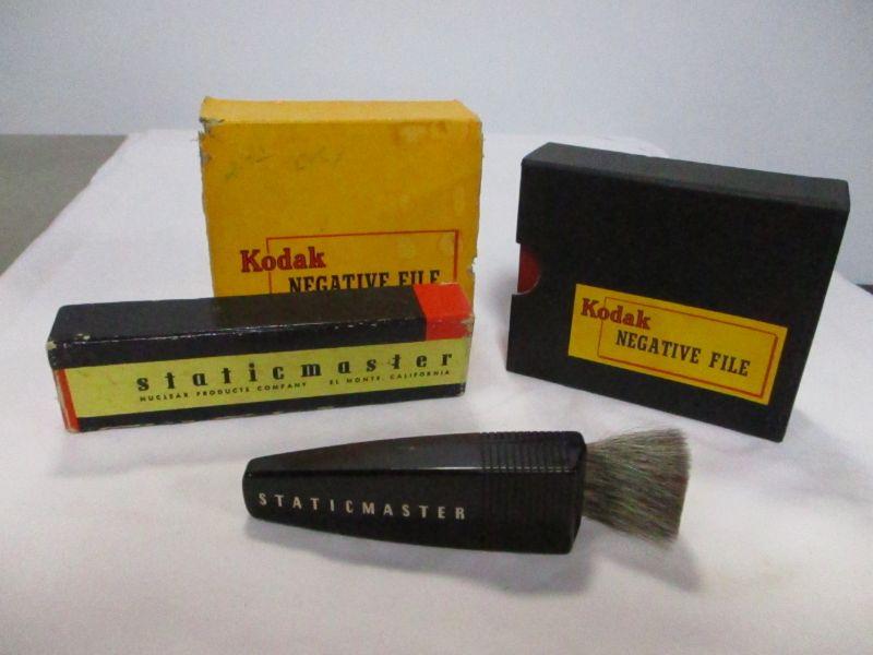 Lot 33 Staticmaster Brush & Kodak Negative File