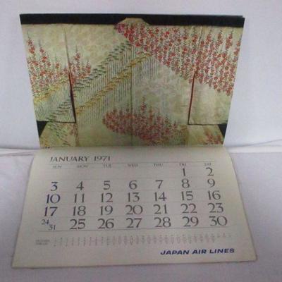 Lot 42 - 1971 Japan Air Lines Calendar