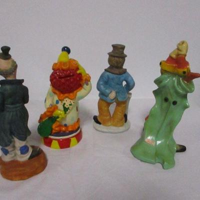 Lot 55 - Variety Of Clown Figurines 