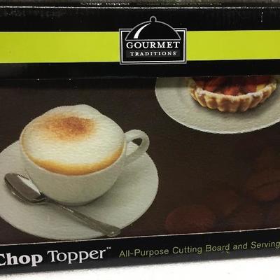 Gourmet Traditions GLASS All Purpose Cutting Board & Serving Tray 12" x 8"
