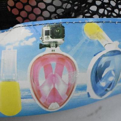 HYDRO-SWIM SeaClear Snorkeling Mask, Pink, Size S/M - New