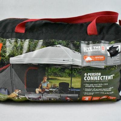 Ozark Trail 4-Person ConnecTent for Straight-Leg Canopy - New, Open Box