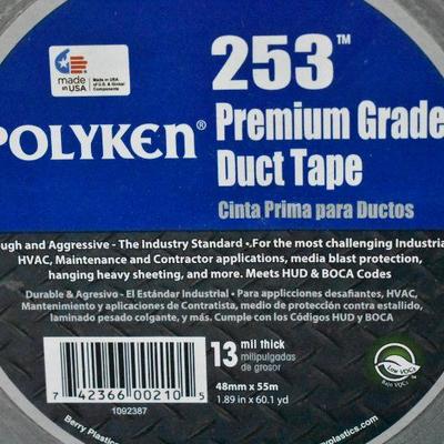 3 Rolls Duct Tape: Polyken, 3M, & Tesa - New