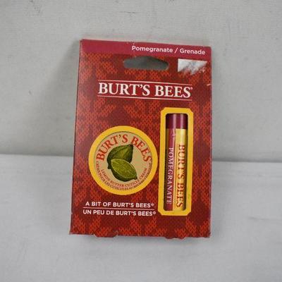Burt's Bees Pomegranate Moisturizing Lip Balm - New