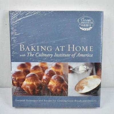 Hardcover Cookbook Baking at Home The Culinary Institute of America Sealed - New