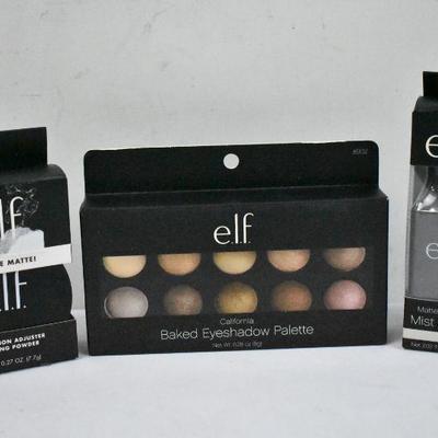 e.l.f. Baked Eyeshadow, Foundation Adjuster & Setting Powder, Matte Mist - New