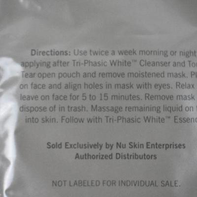 Nu Skin Tri-Phasic White Radiance Mask, 6 Masks - New