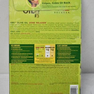 3 ORS Oil Zone Relaxers, No-Lye Hair Relaxer, Zone Relaxer - New