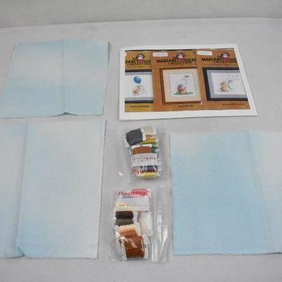 Margaret Sherry Cross Stitch Kit, 3 Complete Designs - New