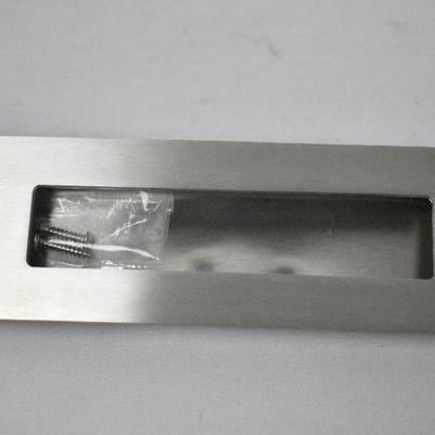 5 Pack Stainless Steel Door Handle Recessed Drawer Pulls - New, One Damaged