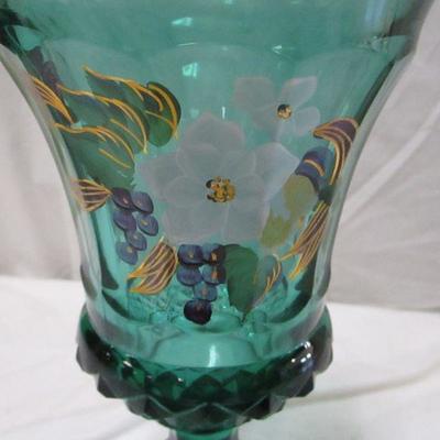Lot 66 - Fenton Handpainted Glass