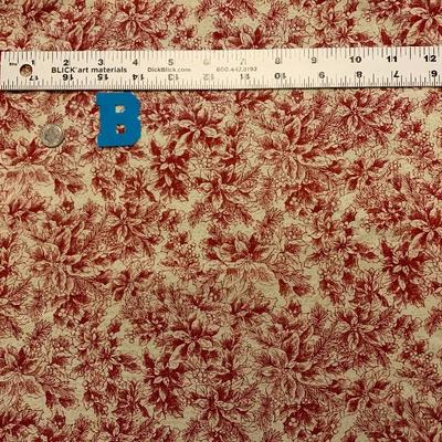 Two (2) Yards Seasons Greetings Fabri-Quilt #635 Christmas Fabric 