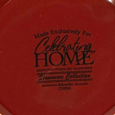 Set Two (2) Celebrating Home Mixing Bowls (Small 8" Diameter x 4" Tall Large 10" Diameter x 4-1/4" Tall
